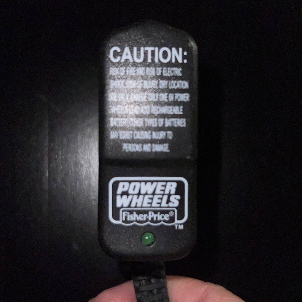 FISHER PRICE POWER WHEELS 6 Volt 6V Class 2 Battery Charger Model# 00801-1483
